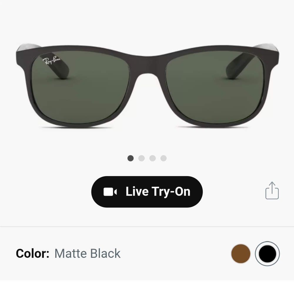 Ray-Ban Matte Black Sunglasses